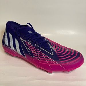 Adidas Predator Edge.2 FG Men 13 , Women 14 Soccer Cleats Shoes Pink Purple